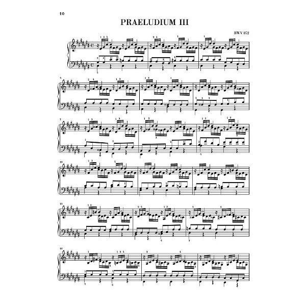 Henle Verlag Bach Wohltemperiert Klavier II