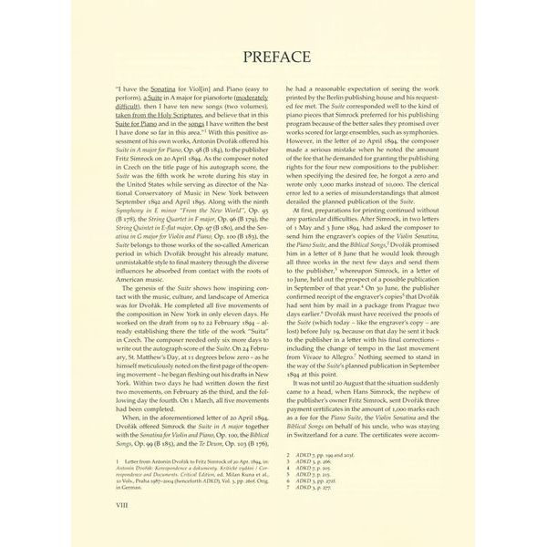 Brenreiter Dvorak Suite A-Dur