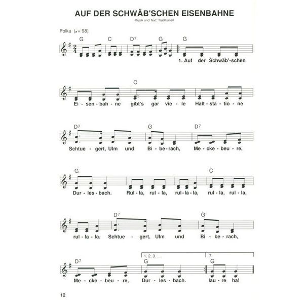 Musikverlag Geiger Wirtshaussingen 1