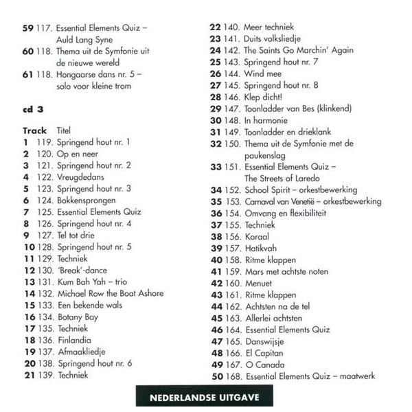 De Haske Essential Elements CD-Set 1