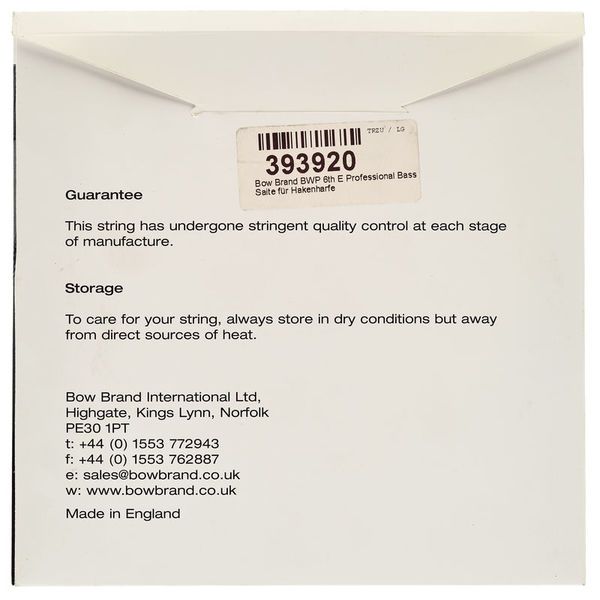 Bow Brand BWP 6th E Harp Bass Wire No.36