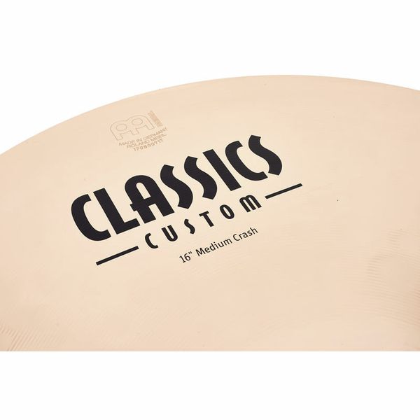 Meinl 16" Classics Custom Med. Crash