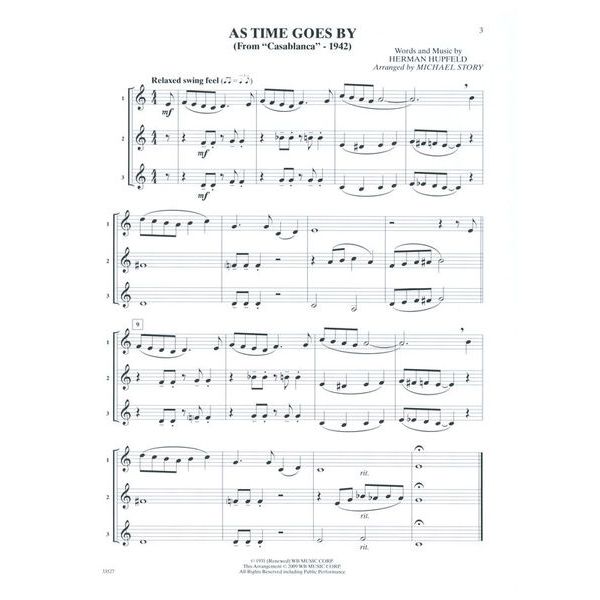 Alfred Music Publishing Movie Trios For All Clarinet