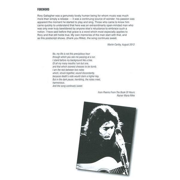 Wise Publications Rory Gallagher Acoustic