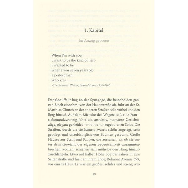 btb Verlag Leonard Cohen I'm Your Man