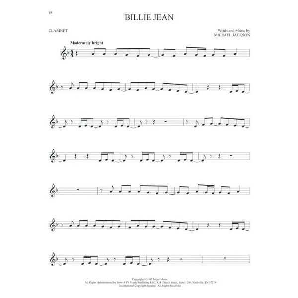 Hal Leonard 101 Popular Songs Clarinet