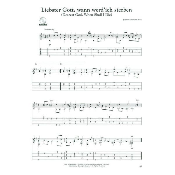 Cherry Lane Music Company 70 Bach Chorales Easy Guitar