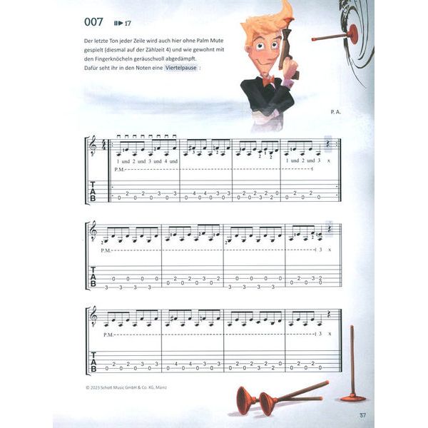 Schott E-Gitarre Lernen Zacky & Bob 1