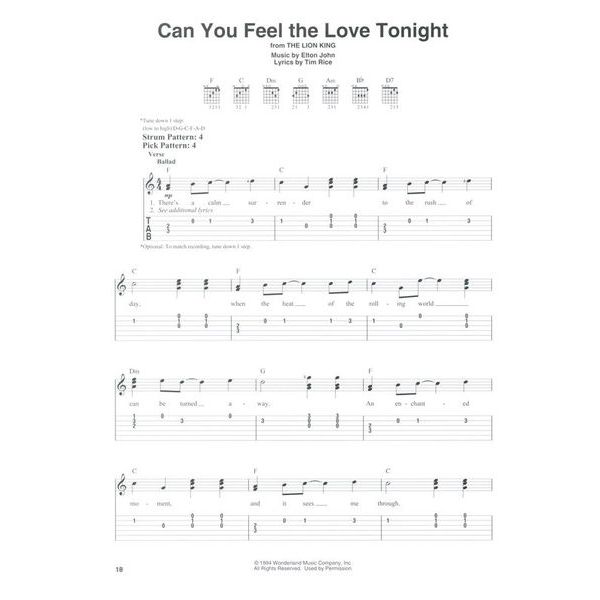 Hal Leonard Contemporary Disney Easy Guit