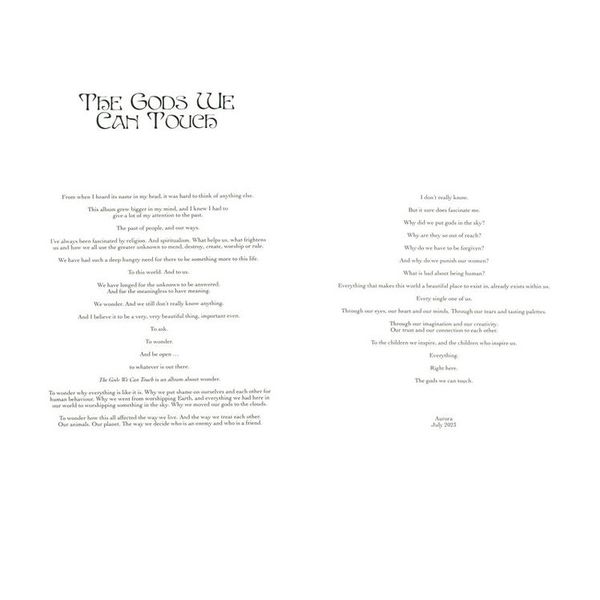 Faber Music Aurora The Gods We Can Touch