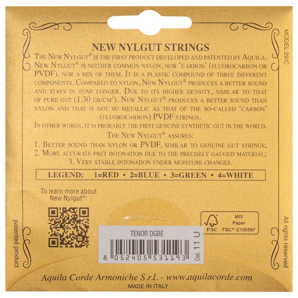 Aquila 11U-New Nylgut Series Tenor