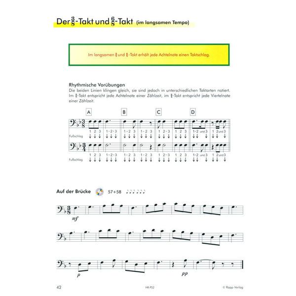 Horst Rapp Verlag Posaune lernen mit Spa 2