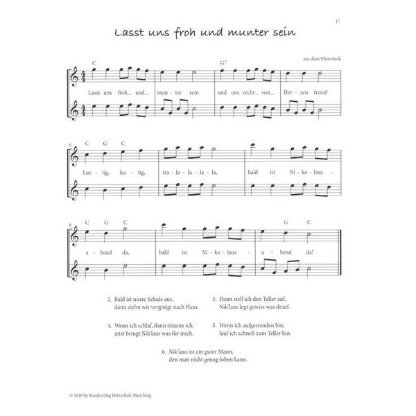 Holzschuh Verlag Altflötenweihnacht