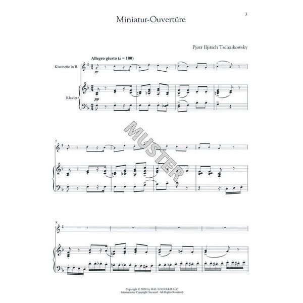 Hal Leonard Tschaikowsky Nussknacker KL