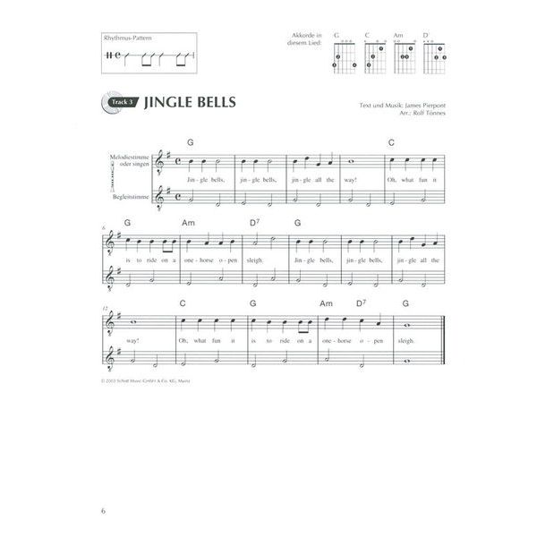 Schott Weihnachtslieder Gitarre Hobby