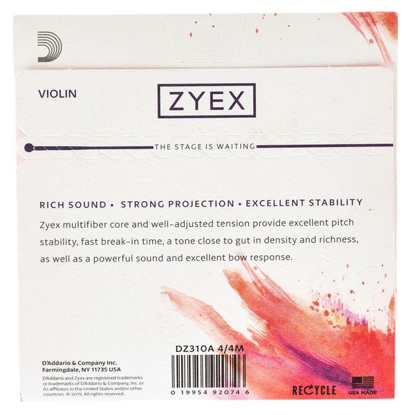 Daddario DZ310A-4/4M Zyex Violin 4/4