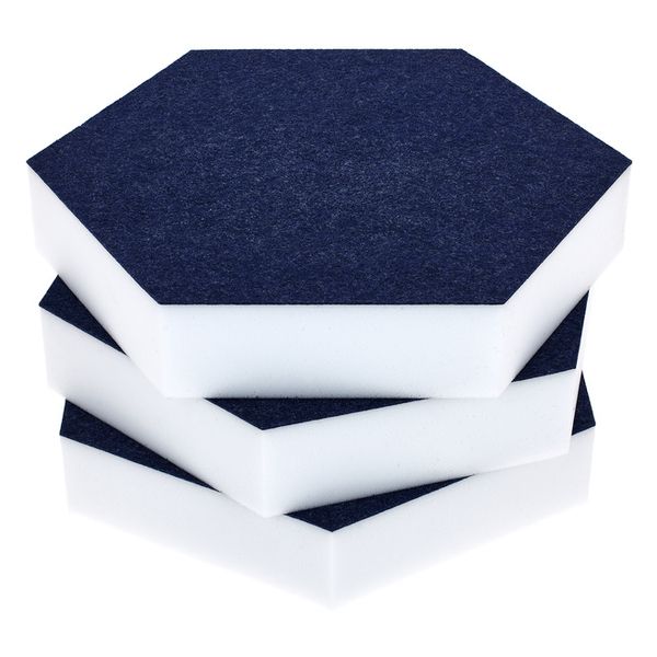 t.akustik Hexagon Melamine Dark Blue 50