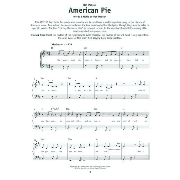 Hal Leonard Really Easy 70's Hits