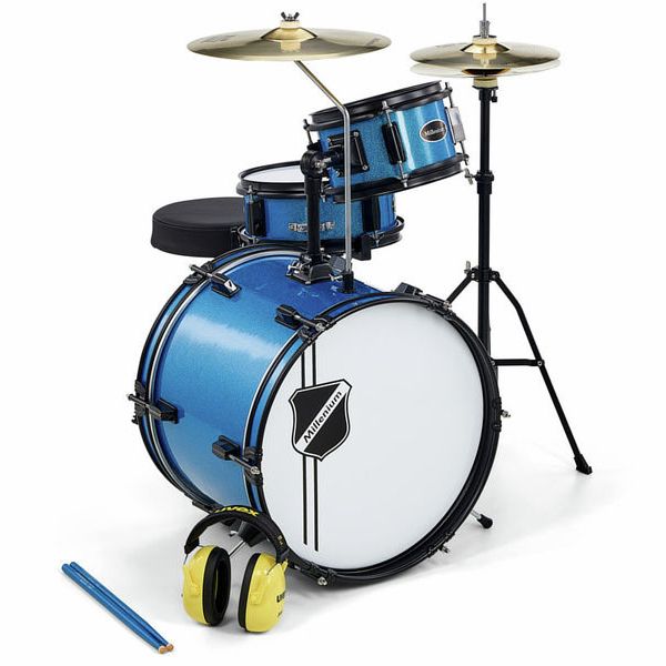 Millenium Youngster Drum Set Bundle Blue