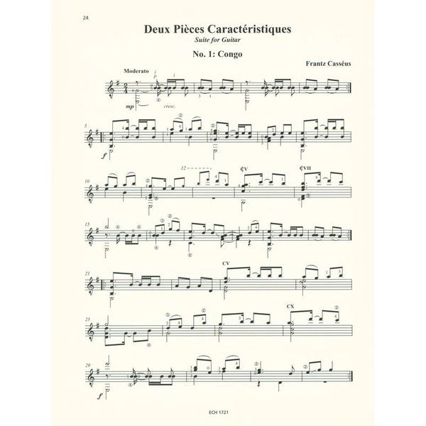 Edition Chanterelle Casseus Gitarrenwerke