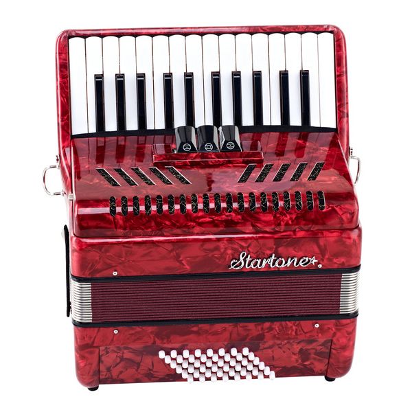 Startone Piano Accordion 48 Red MKII