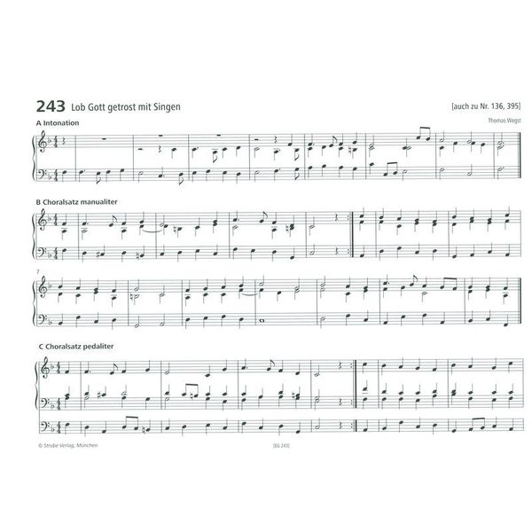 Strube Verlag Choralbuch kreativ