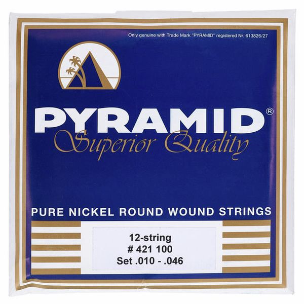 Pyramid Pure Nickel 12 String Set Med