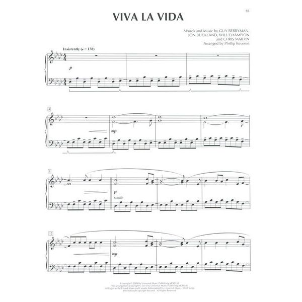 Hal Leonard Coldplay For Classical Piano