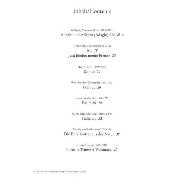 Heinrichshofen Verlag Opera Festiva Orgel