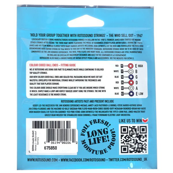 Rotosound PN9 Pure Nickels