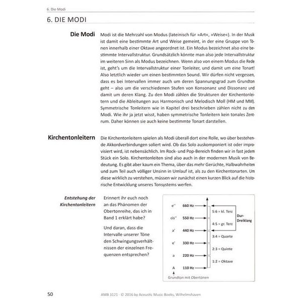 Acoustic Music Books Harmonielehre verstehen 2