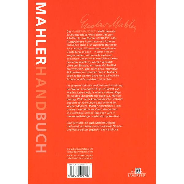 Brenreiter Mahler-Handbuch