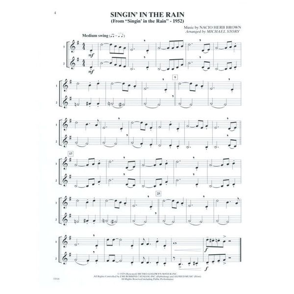 Alfred Music Publishing Movie Duets For All Trumpet