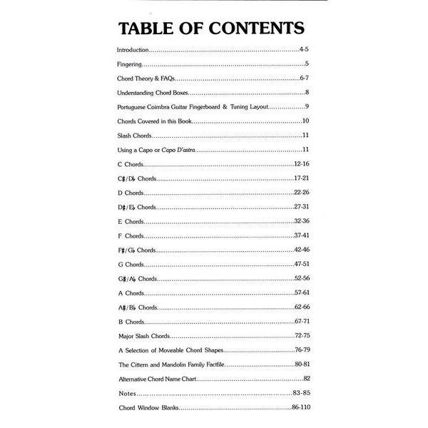 Cabot Books Publishing Portuguese Coimbra Chord Bible