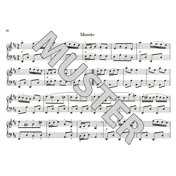 Schott Bach Notenbüchlein