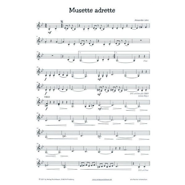 Purzelbaum Verlag Musette Bleu Deuxième