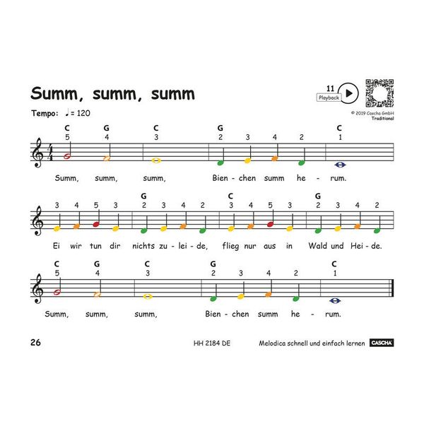 Cascha Melodica schnell und einfach