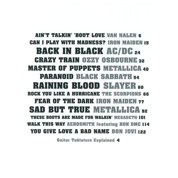 Wise Publications The Best Of Heavy Metal