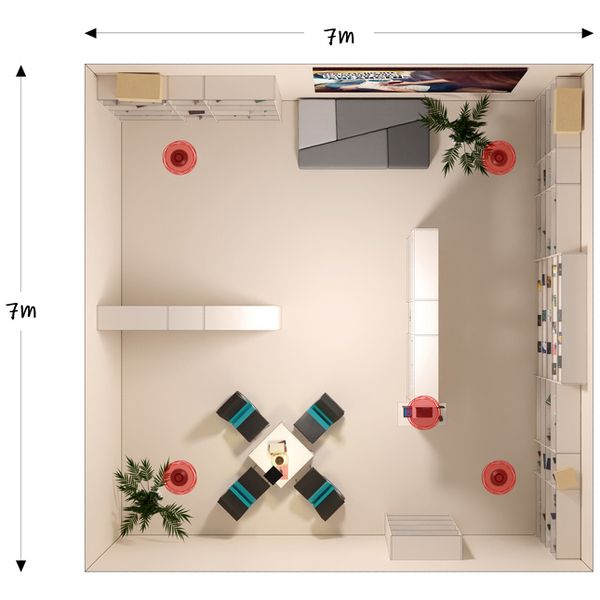 Syrincs Ceiling Bluetooth Bundle S WH
