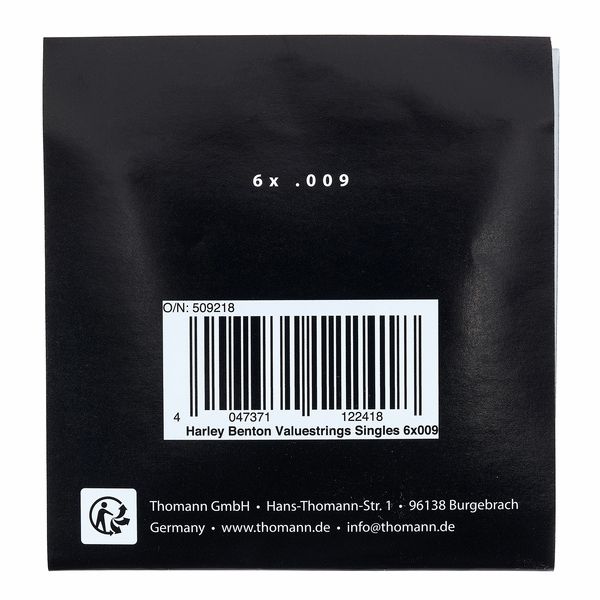 Harley Benton Valuestrings Singles 6x009