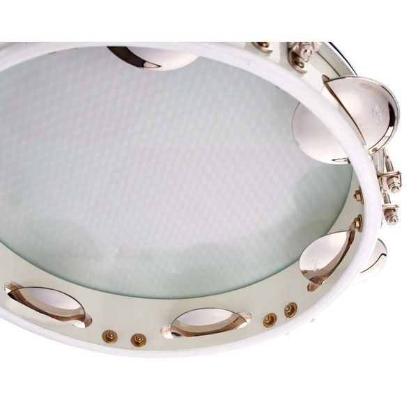 Contemporanea 10" Pandeiro Luxe white