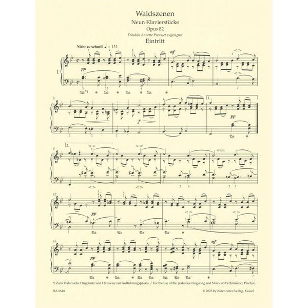 Brenreiter Schumann Ausgewhlte Klavier