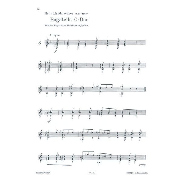 Ricordi Meine ersten Gitarrenstücke 4