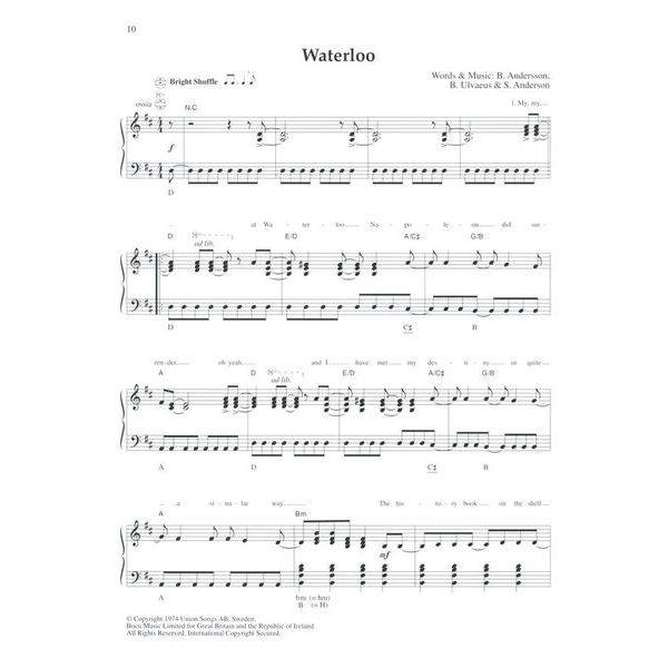 Holzschuh Verlag Akkordeon Pur Abba 2