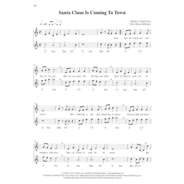 Holzschuh Verlag Weihnachtslieder Sopran/Altblo