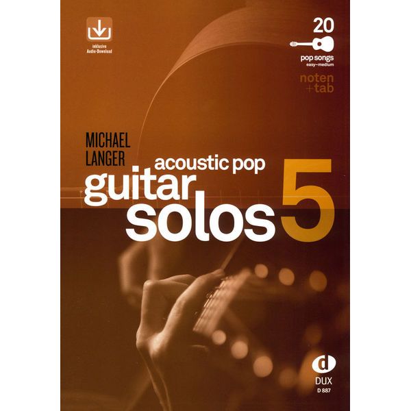 Edition Dux Acoustic Pop Guitar Solos 5
