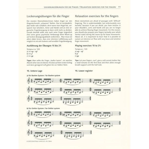 Schott Fit in 15 Minutes Clarinet