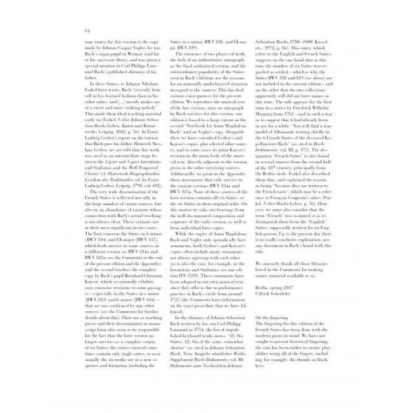 Henle Verlag Bach Französische Suiten