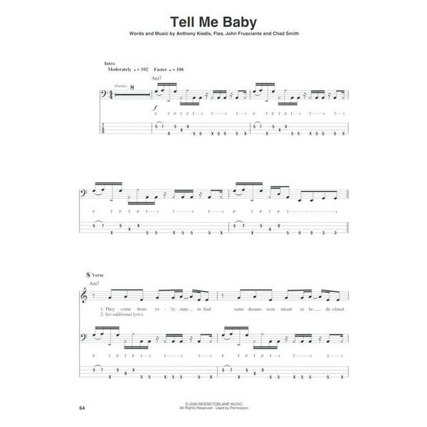 Hal Leonard Bass Play-Along Chili Peppers