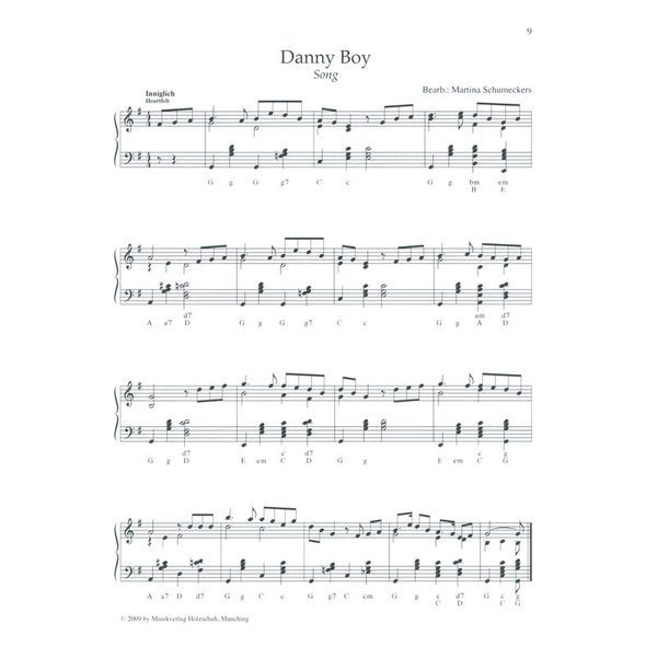 Holzschuh Verlag Irish Folk Music Accordion